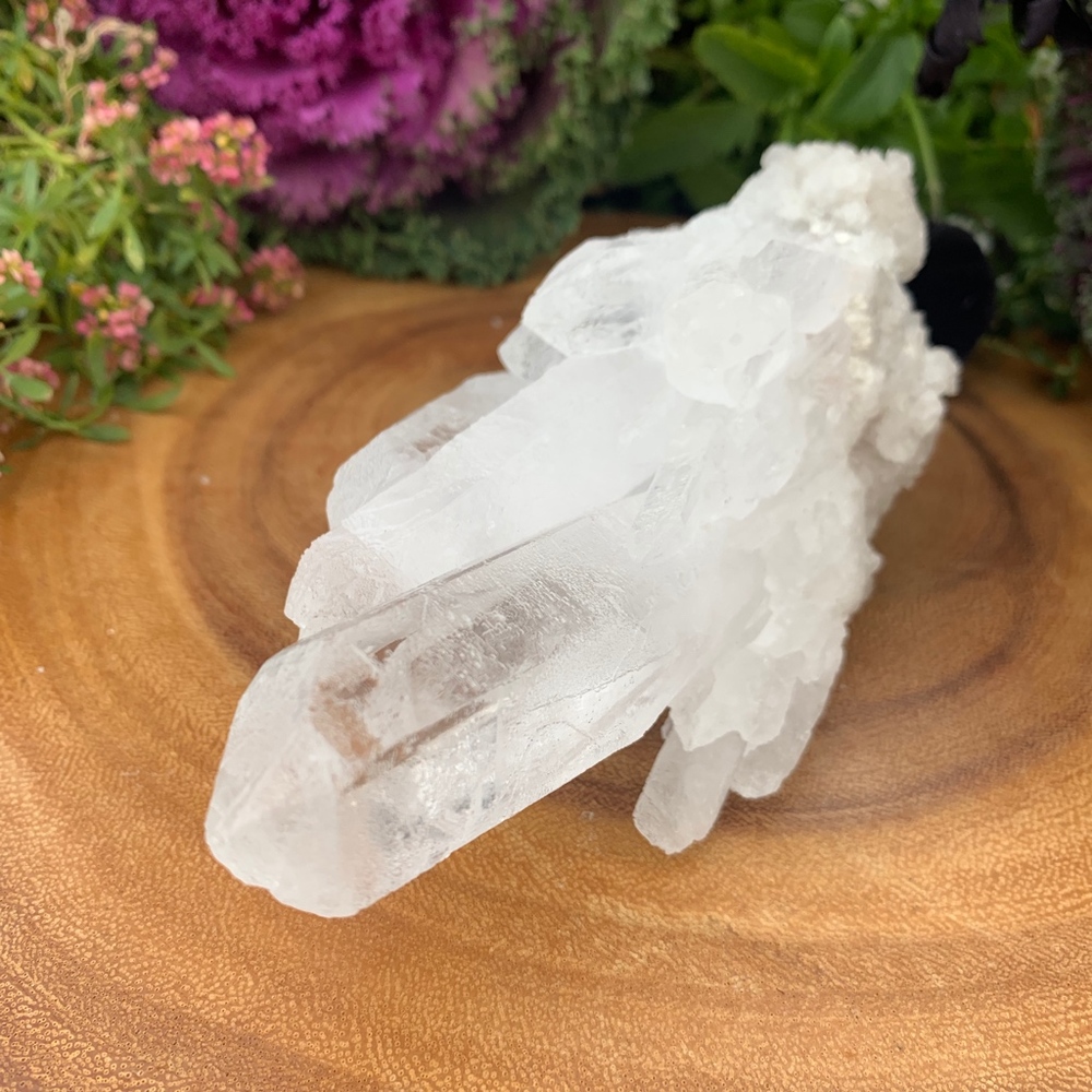 RAW QUARTZ CRYSTAL CLUSTER POINTS - Picture 4 of 6